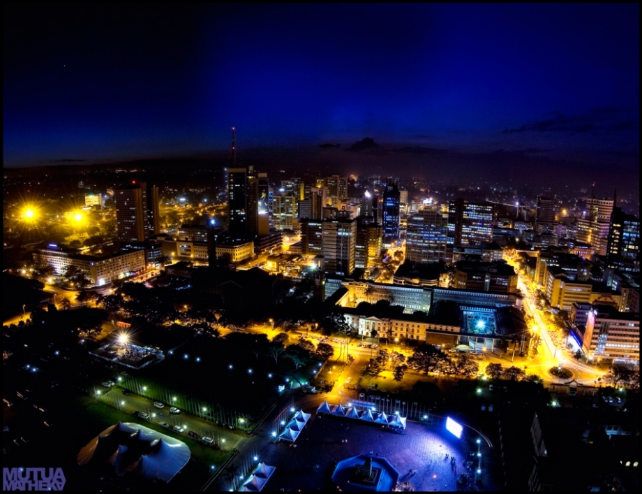 Nairobi at Night Mutua Matheka